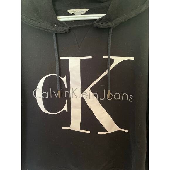 Calvin Klein Jeans Women’s Logo Hoodie Large - Picture 4 of 6